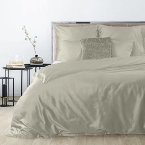 Lenjerie de pat de calitate fata-verso de culoare bej Lăţime: 1600 cm | Lungime: 220 cm