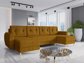 Colțar în formă de U Keklat U S (muștar) (cu sp. depozitare). Promo -17%. 1104919