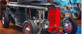 Tablou cu mașina veteran (120x50 cm)