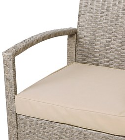 Deuba Set rattan Jamaica - crem
