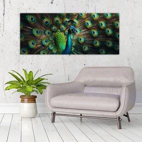 Tablou – Păun (120x50 cm)