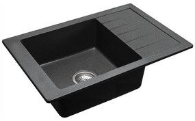 Chiuveta bucatarie Granit STEN balck pietriciele