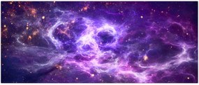 Tablou - Universul violet (120x50 cm)