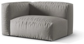 Modul pentru canapea modulară gri deschis (cu colț pe partea stângă ) Martina – Micadoni Home