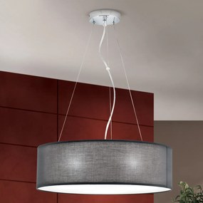 Lustra suspendata design modern Ufo 50cm gri