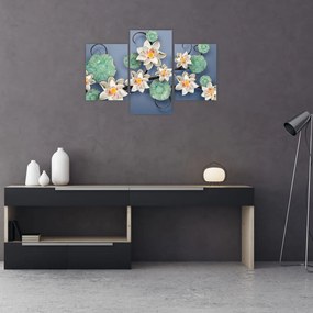 Tablu cu nufăr (90x60 cm)