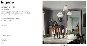 Pendul ceramic design modern LUGANO SP1 D23 206806