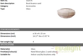 Vas decorativ design elegant Avance diam.36cm 112576 HZ