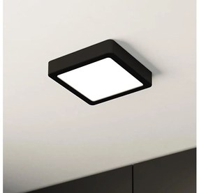 Eglo 900586 - Plafonieră LED reglabilă FUEVA LED/11W/230V, neagră
