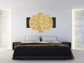 Tablou - Structura de aur N⁰2 (150x105 cm)