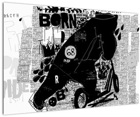 Tablou - Născut să călătorească (90x60 cm)