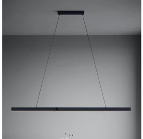 Lustră LED dimabilă pe cablu Eglo 390368 MONTEBUONO LED/20W/230V 3000K negru