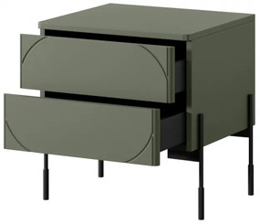 Măsuță de noptieră Sonatia 45 - olive