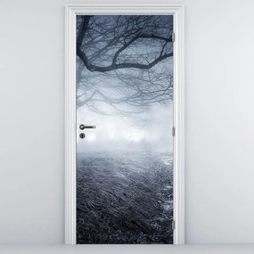 Fototapet pentru ușă - Drum în ceață (95x205cm)