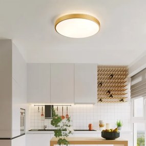 Brilagi - Lampă LED dimabilă GLASS POOL DOUBLE LED/48W/230V 40 cm aurie + telecomandă