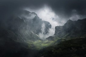 Fototapet, Foggy Valley, Rebel Walls