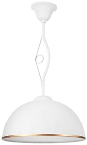 Lustră pe tijă RETRO II 1xE27/60W/230V alb