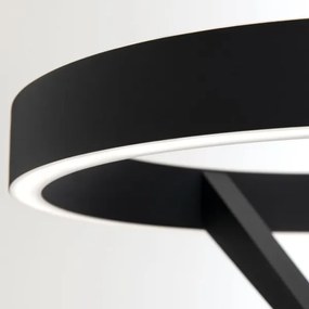 Orion - Lampă de podea LED KOLK, dimabilă, 40 W, 230 V, 2700/4000 K, neagră