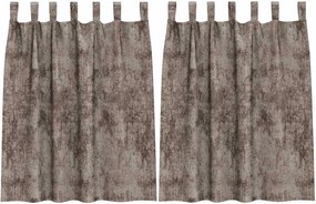 vidaXL Cortine din catifea 2 pcs Cappuccino 140 x 140 cm Catifea