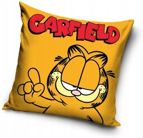 Garfield Nap husă de pernă din catifea 40x40 cm