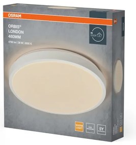 Osram Plafonieră LED ORBIS LONDON, 36 W, 230 V, Ø 48 cm, albă