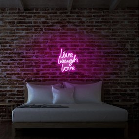 Aplica de Perete Neon Live Laugh Love