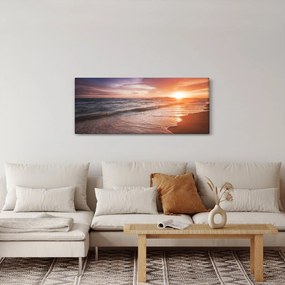 Tablou - Apus de soare în Thailanda (120x50 cm)