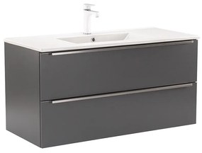 Dulap inferior Vario Trim 100 cu lavoar antracit-antracit