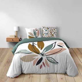 Lenjerie de pat albă din bumbac pentru pat dublu, extinsă 240x220 cm Octavia – douceur d'intérieur