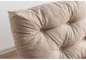 Canapea extensibilă Sakotta (Crem + Lemn). 1107026