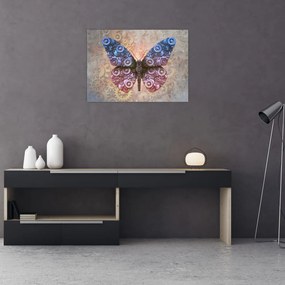 Tablou - Fluture steampunk (70x50 cm)