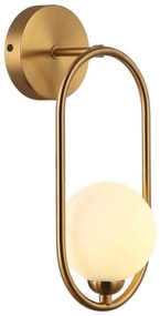 Aplică LUPUS 1xG9/25W/230V auriu ITALUX WL-3965-1-BRO