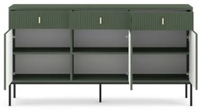 Comodă SUE verde/neagră