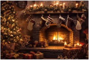 Tablou - Atmosfera de Crăciun (90x60 cm)