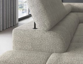 Coltar extensibil stanga 5 locuri ELTAP, LT-20ROY, Ferucce, 276x200x93 cm, lemn/poliester, bej deschis