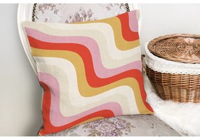 Față de pernă 43x43 cm Creamy Raspberry Swirl – Mila Home