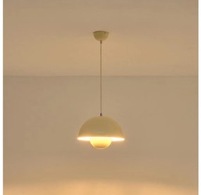 Lustră pe cablu 1xE27/15W/230V crem