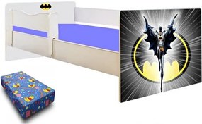 Pat junior Batman cu saltea inclusa