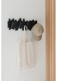 Cuier de perete negru din plastic Sticks – Umbra