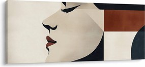 Tablou - Femeie din profil (120x50 cm)