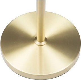 Lampadar alb-auriu cu abajur din sticlă (înălțime 176 cm) Glamy – Mauro Ferretti