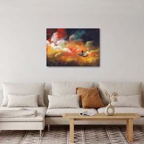Tablou - Om navigând prin spațiu (70x50 cm)