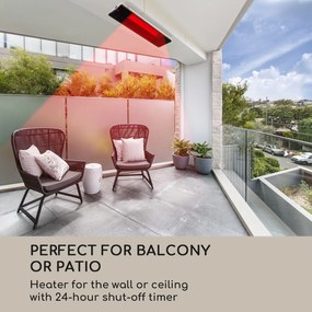 Blumfeldt Phantom Plus, încălzitor, aluminiu, 900/1800, telecomandă, gri