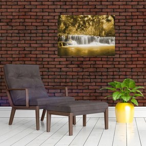 Tablou - Cascadă, de epocă (70x50 cm)