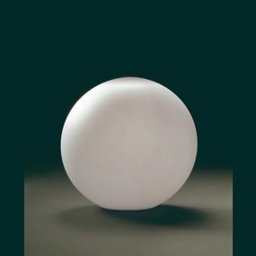 Lampa exterior moderna sfera alba pentru podea Avoriaz M