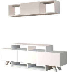Mobilier living 505CRL1920, alb, PAL melaminat, 2 piese