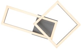 Plafoniera LED design geometric Ellinor 50x30cm