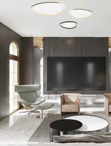 Plafoniera LED dimabila design slim Josie alba 40cm