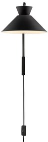 Aplica de perete design modern Dial negru