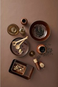 Set de râșnițe de sare și piper chihlimbar 2 buc. din ceramică Gastro Amber – Bitz